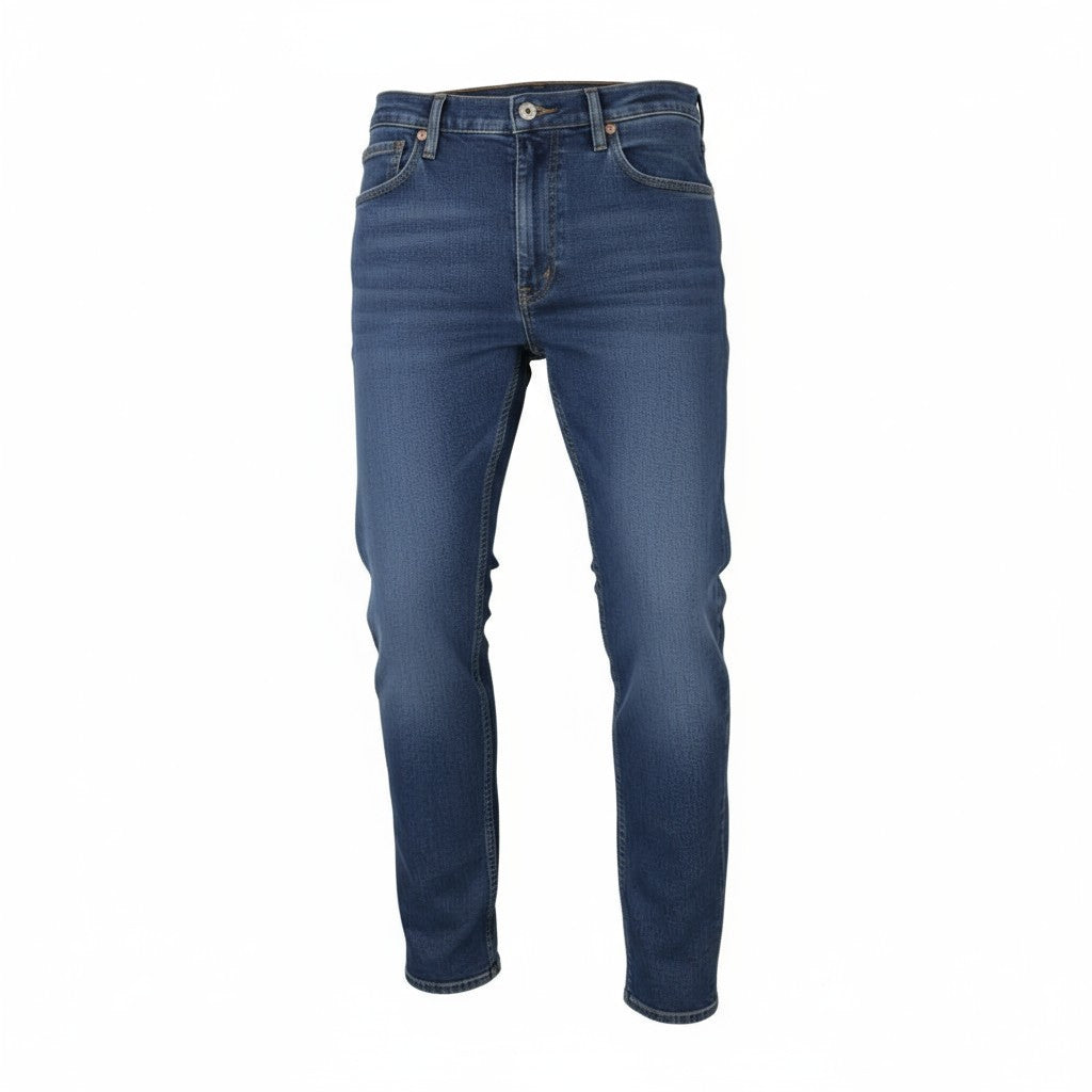 LEVI'S 512 Men Jeans W36/L32 Slim Taper Flex Stretch Washed Blue Denim