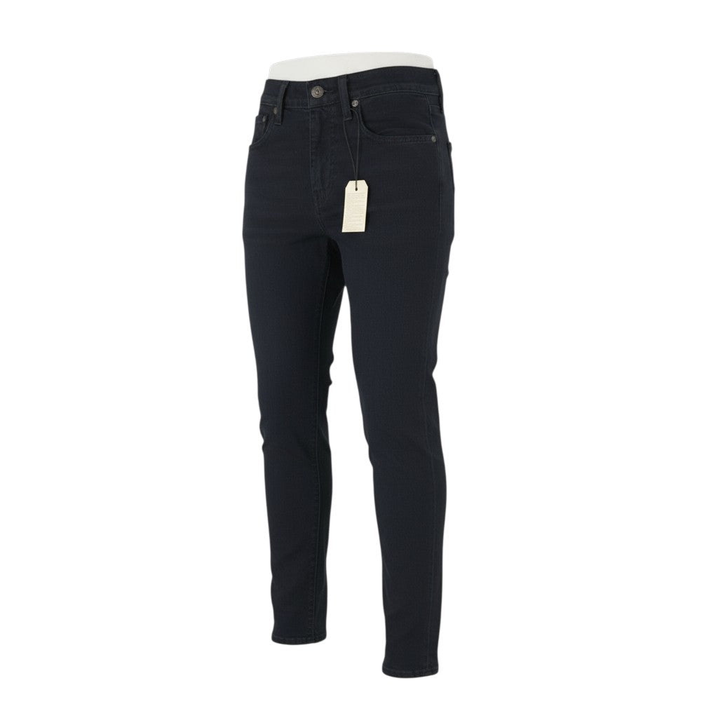 LEVI'S 512 Men Jeans W28/L32 Premium Big E Slim Taper Zip Dark Blue