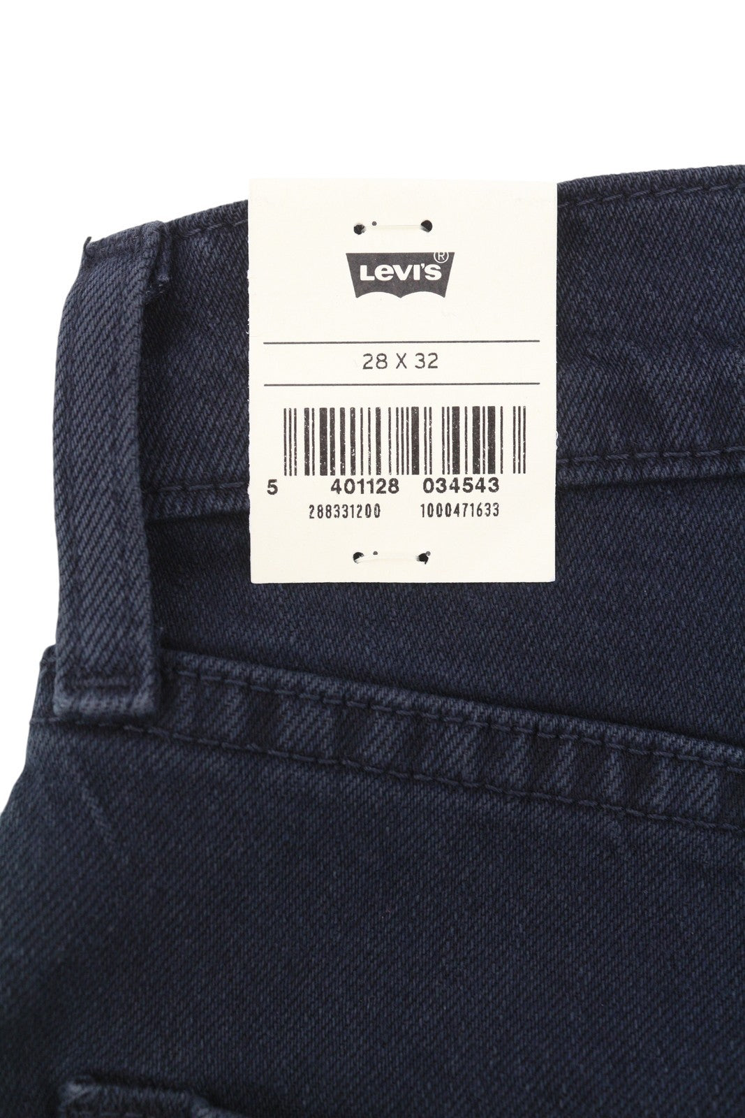 LEVI'S 512 Men Jeans W28/L32 Premium Big E Slim Taper Zip Dark Blue