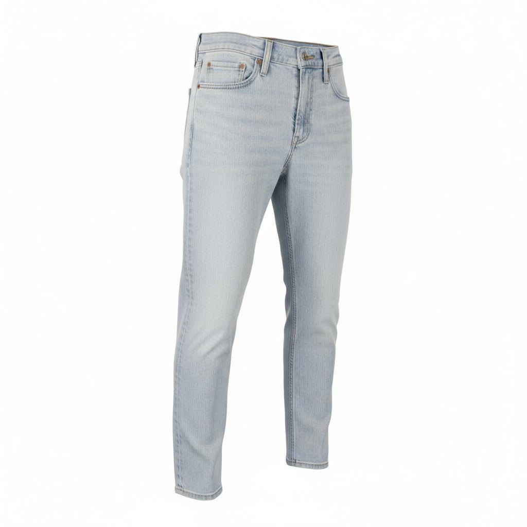 LEVI'S 512 Men Jeans W32/L32 Slim Taper Flex Stretch Washed Blue Denim