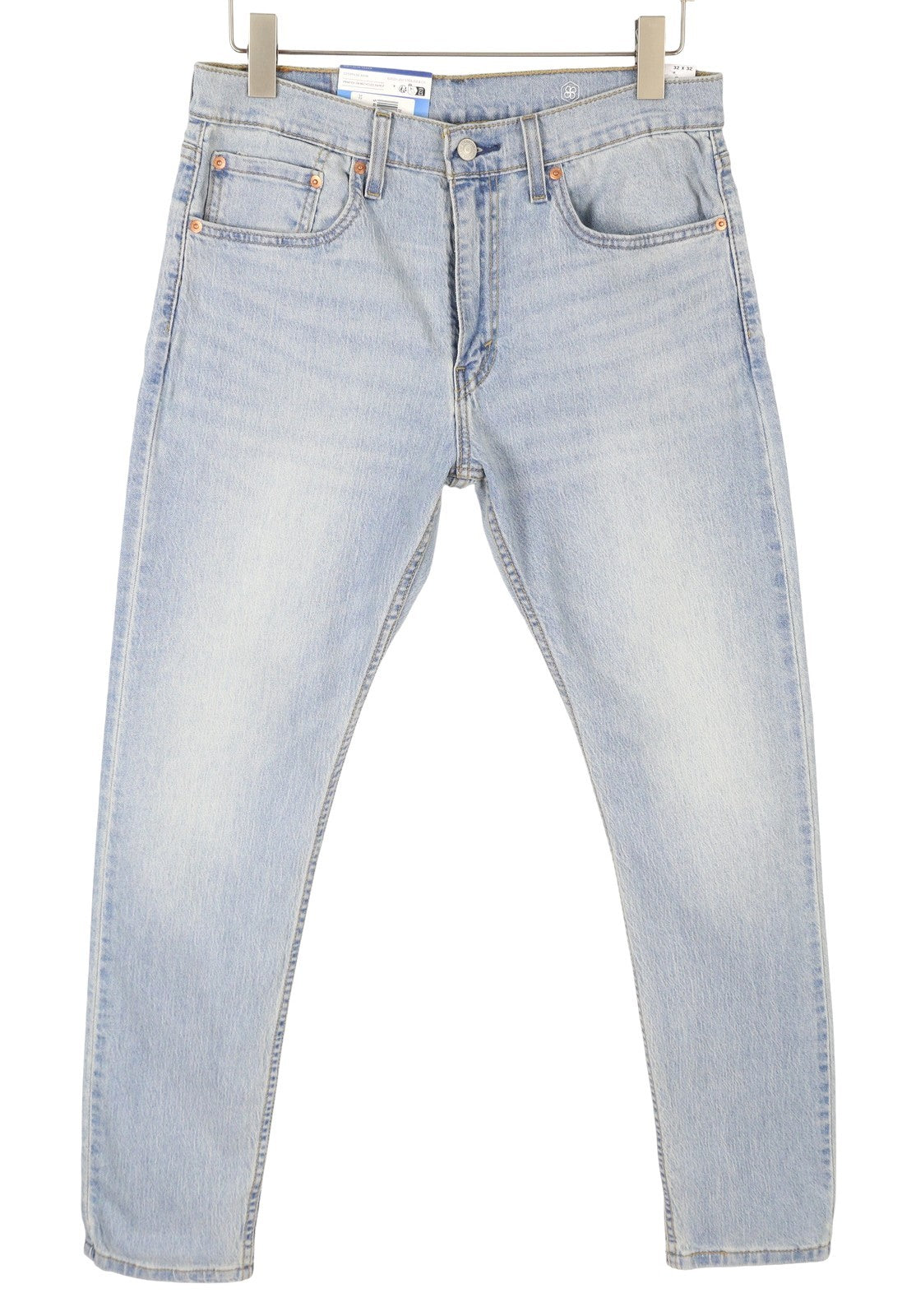 LEVI'S 512 Men Jeans W32/L32 Slim Taper Flex Stretch Washed Blue Denim