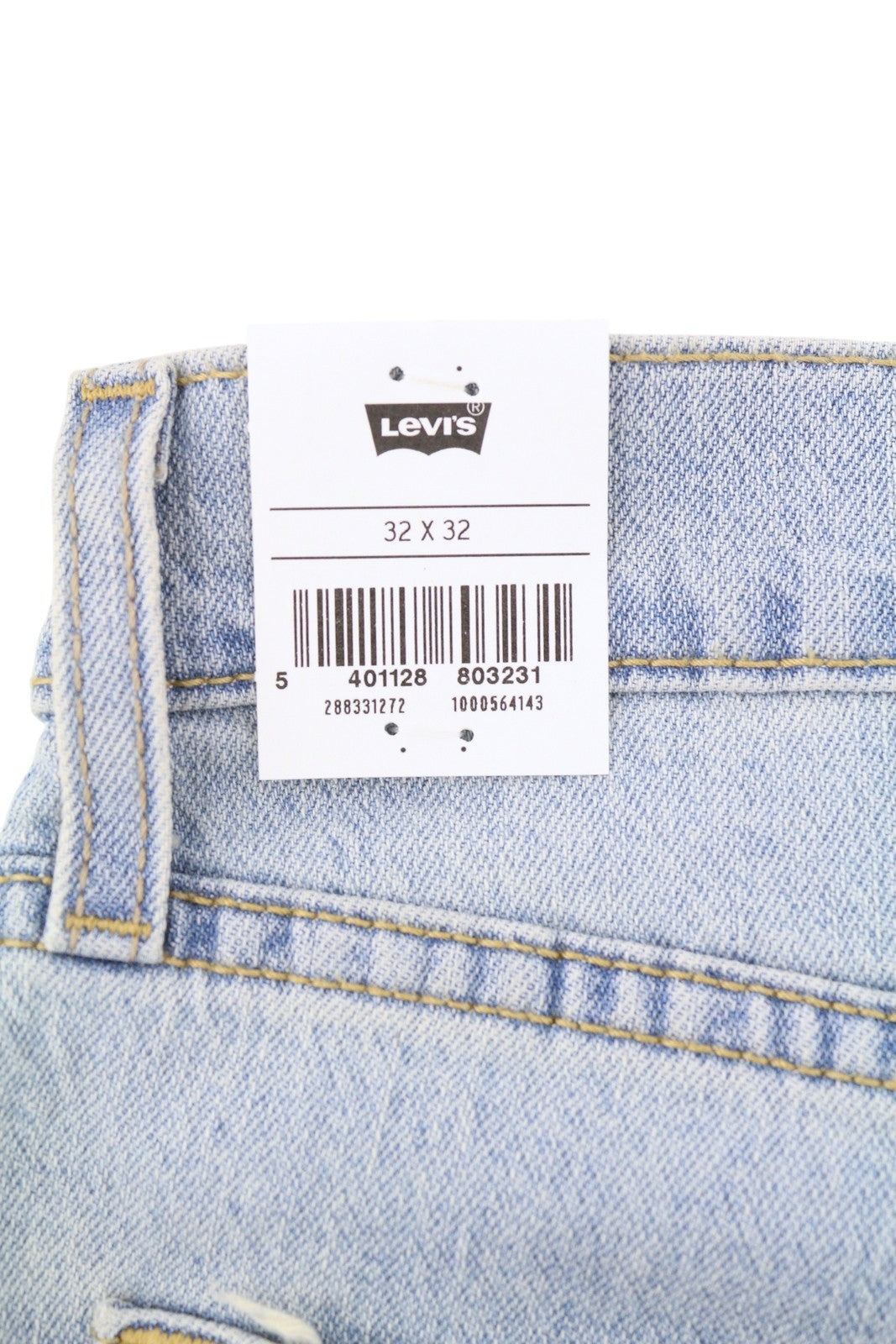 LEVI'S 512 Men Jeans W32/L32 Slim Taper Flex Stretch Washed Blue Denim
