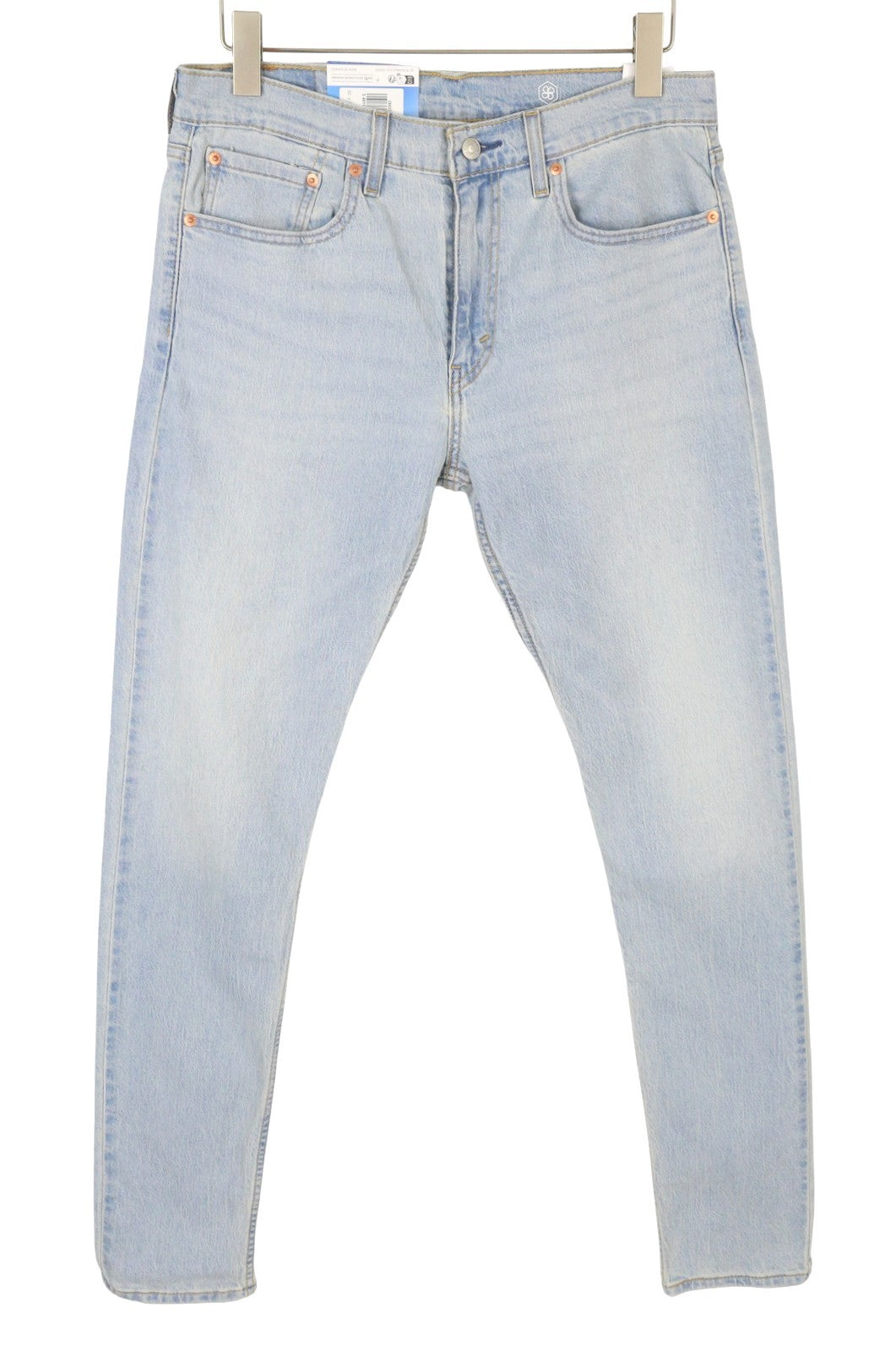 LEVI'S 512 Men Jeans W32/L34 Slim Taper Flex Stretch Washed Blue Denim