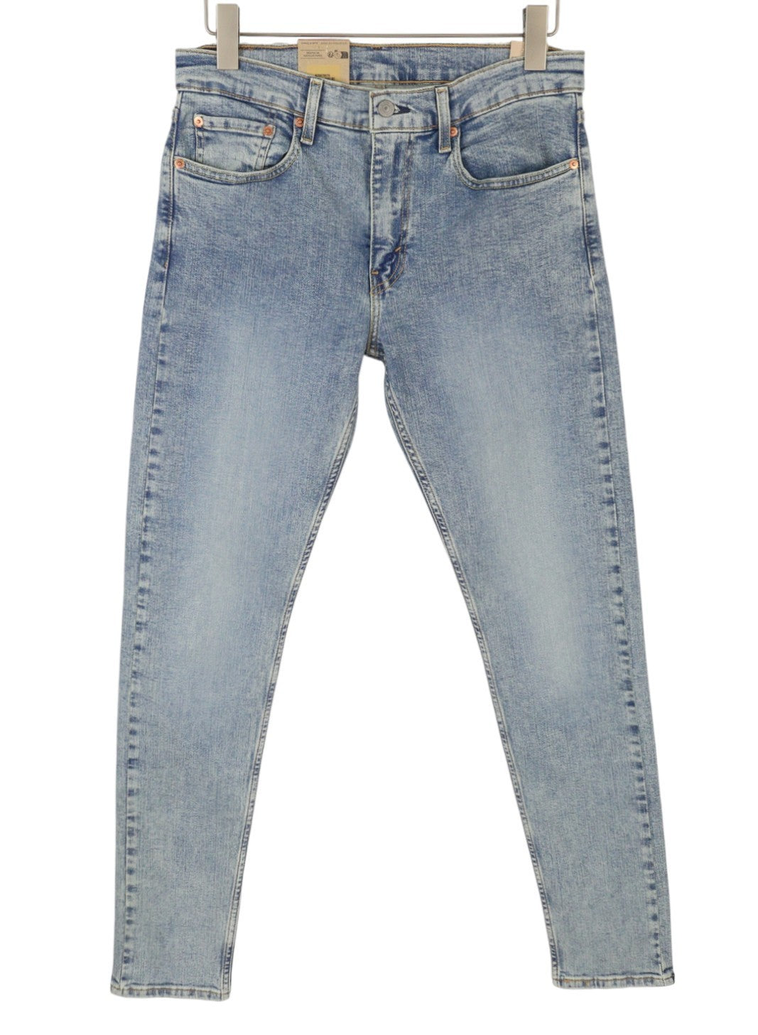 LEVI'S 512 Men Jeans W31/L34 Slim Taper Stretch Zip Fly Washed Blue