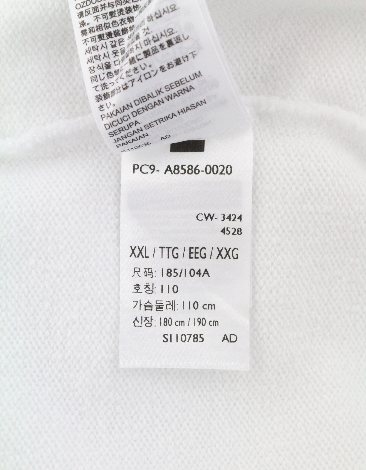 LEVI'S Standard Fit Men Sweatshirt 2XL White Crew Collar Graphic Logo Pull On