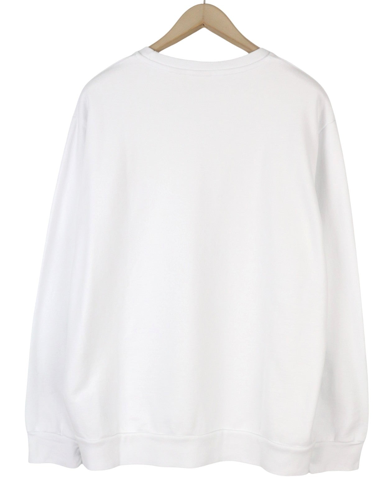 LEVI'S Standard Fit Men Sweatshirt 2XL White Crew Collar Graphic Logo Pull On