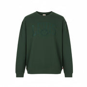 LEVI'S Relaxed Fit Men Sweatshirt XL Green Crew Embroidered Logo Pull On
