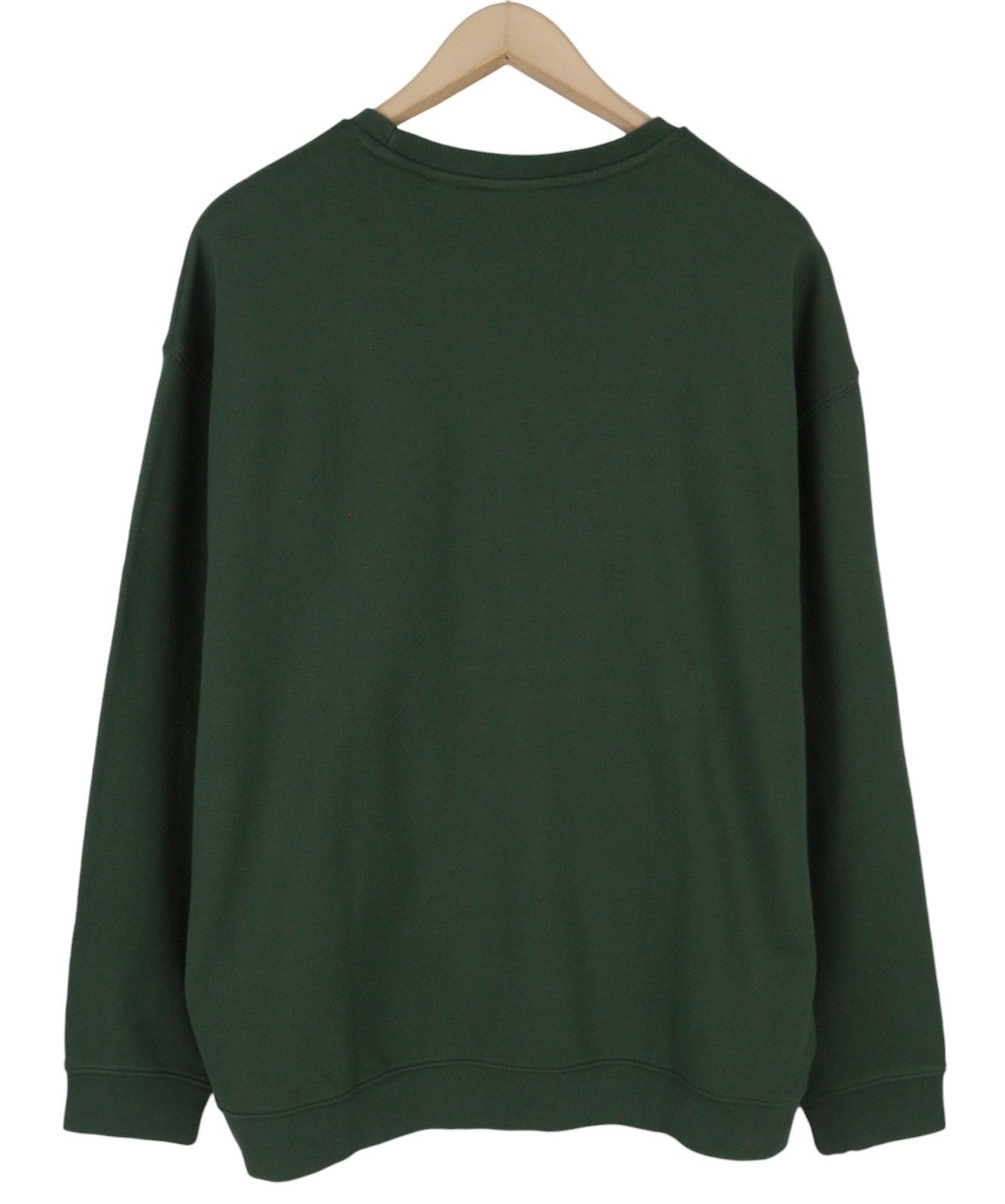 LEVI'S Relaxed Fit Men Sweatshirt XL Green Crew Embroidered Logo Pull On