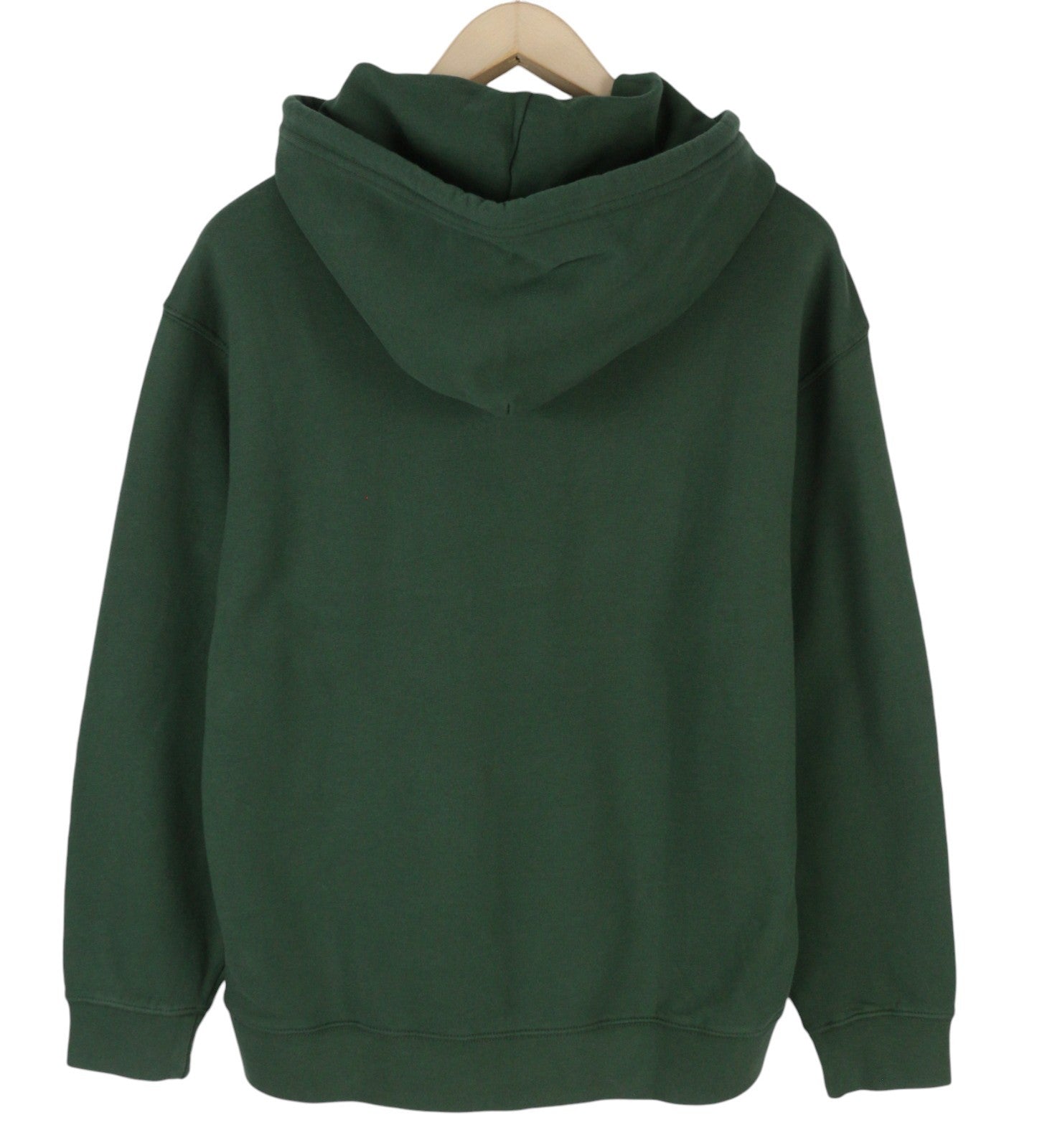 LEVI'S Relaxed Fit Men Hoodie S Green Embroidered Logo Kangaroo Pull On
