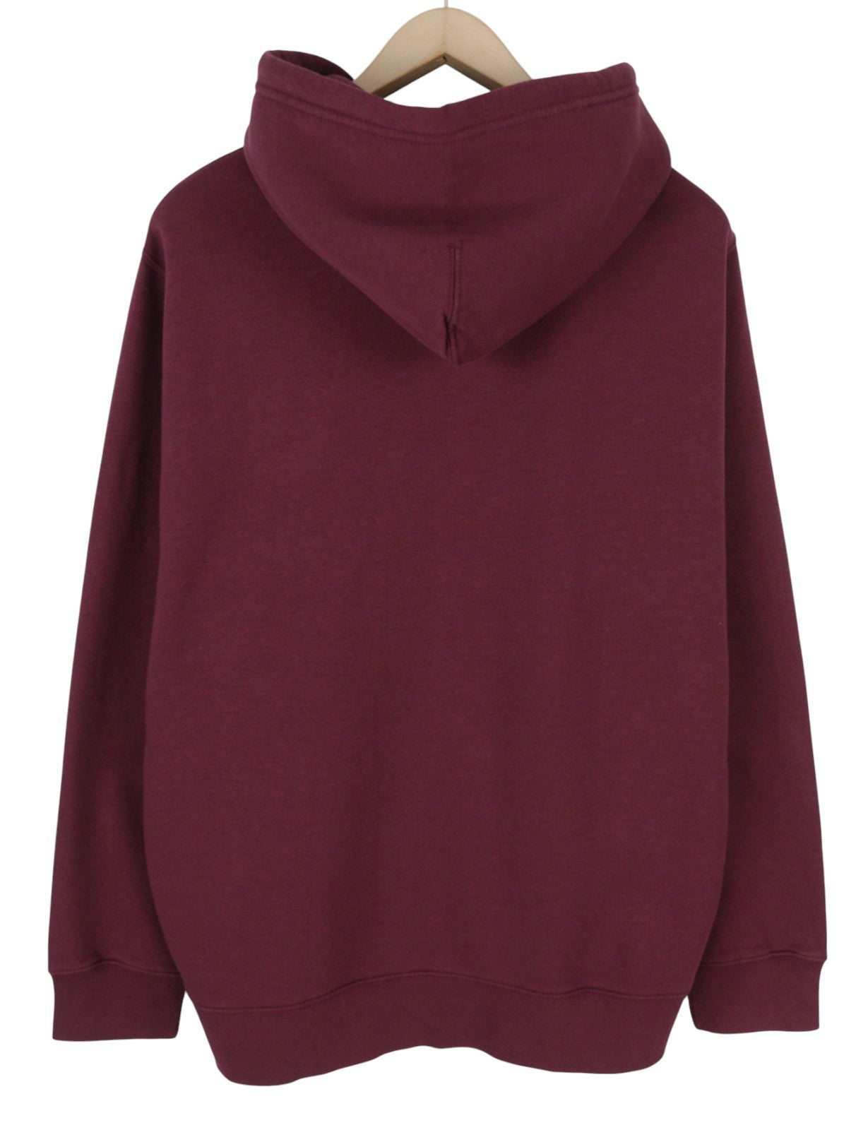 LEVI'S Standard Fit Men Hoodie XL Burgundy Full Zip Hooded Patch Logo