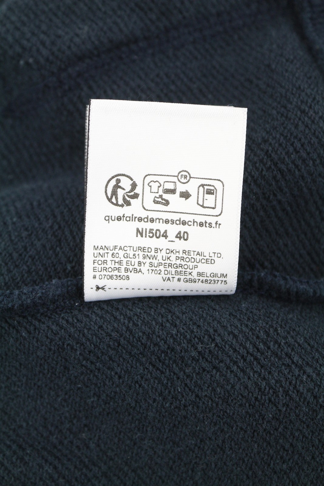 SUPERDRY Track & Field Graphic Men Hoodie M Dark Blue Kangaroo Pull On