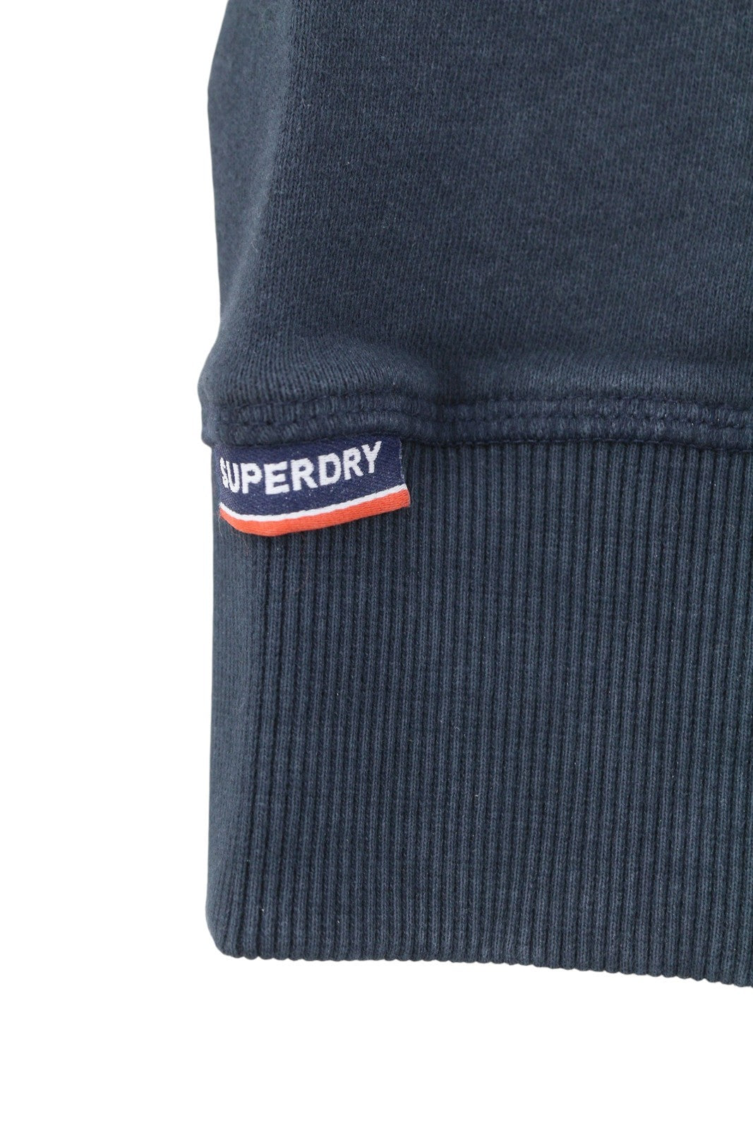 SUPERDRY Track & Field Graphic Men Hoodie M Dark Blue Kangaroo Pull On