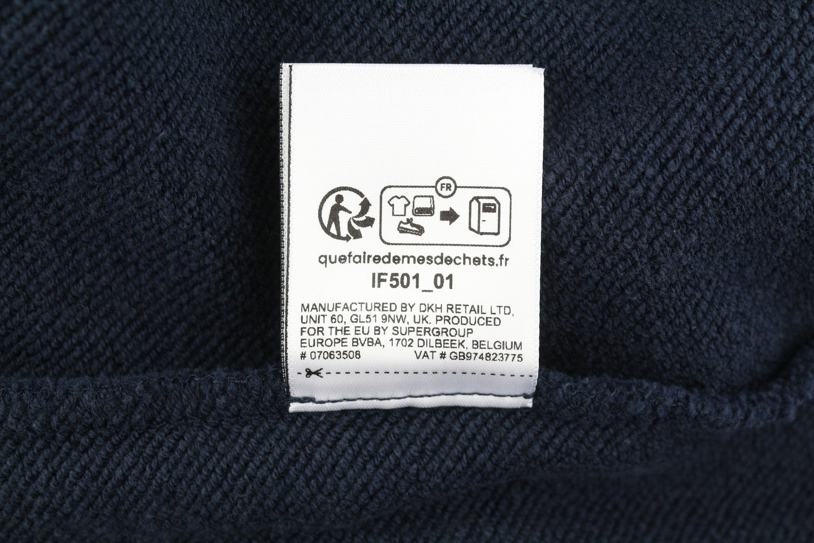 SUPERDRY Lo-Fi Outdoors Relaxed Men Hoodie M Blue Faded Kangaroo Pull On