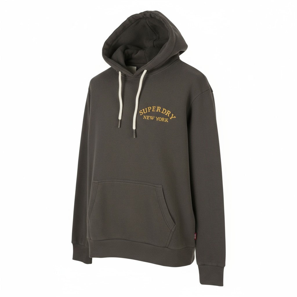 Lockerer Hoodie Tattoo Back Graphic mit Kapuze