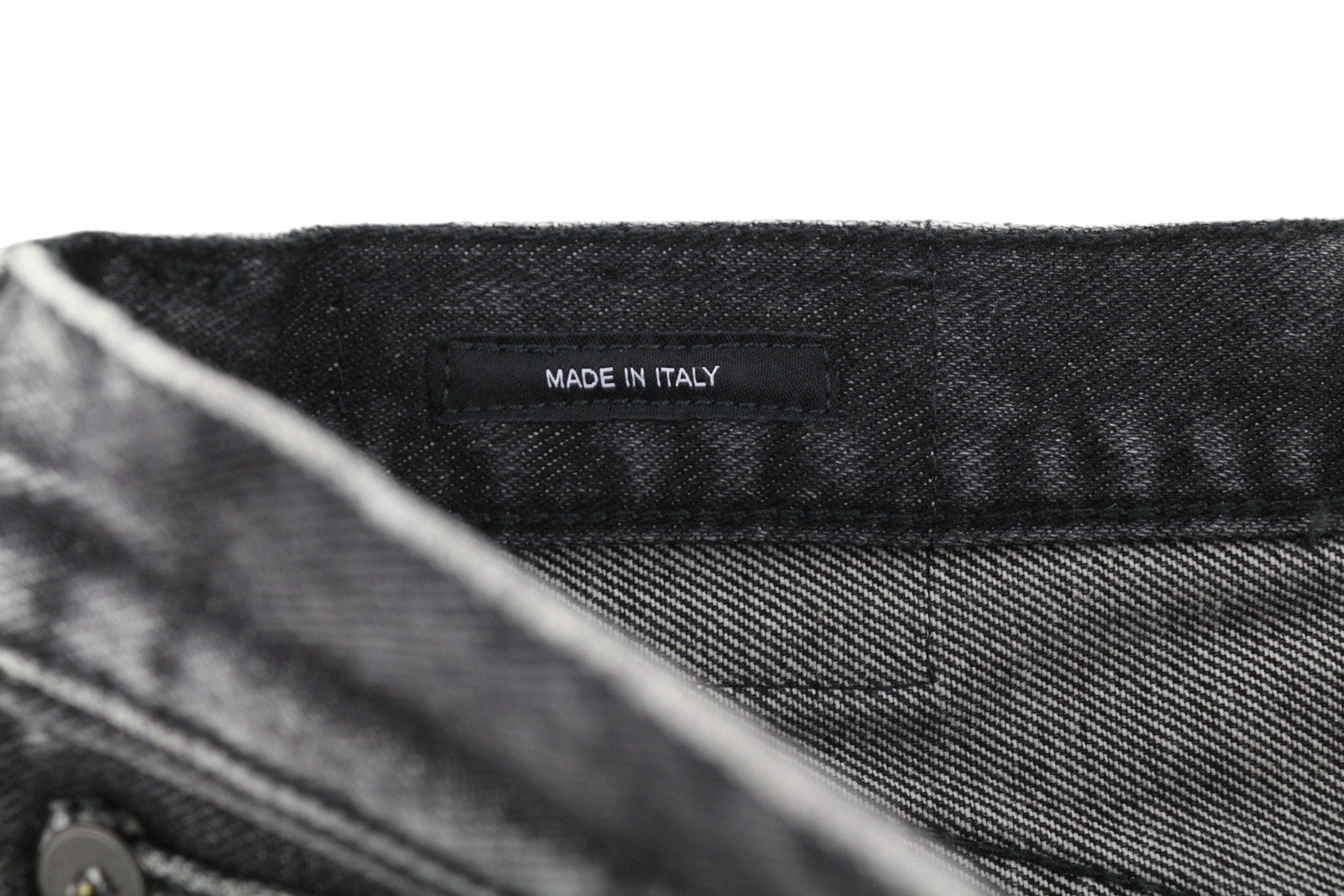 R13 Courtney Slim Women Jeans 27 Everit Black Faded Cropped Distress Zip Denim