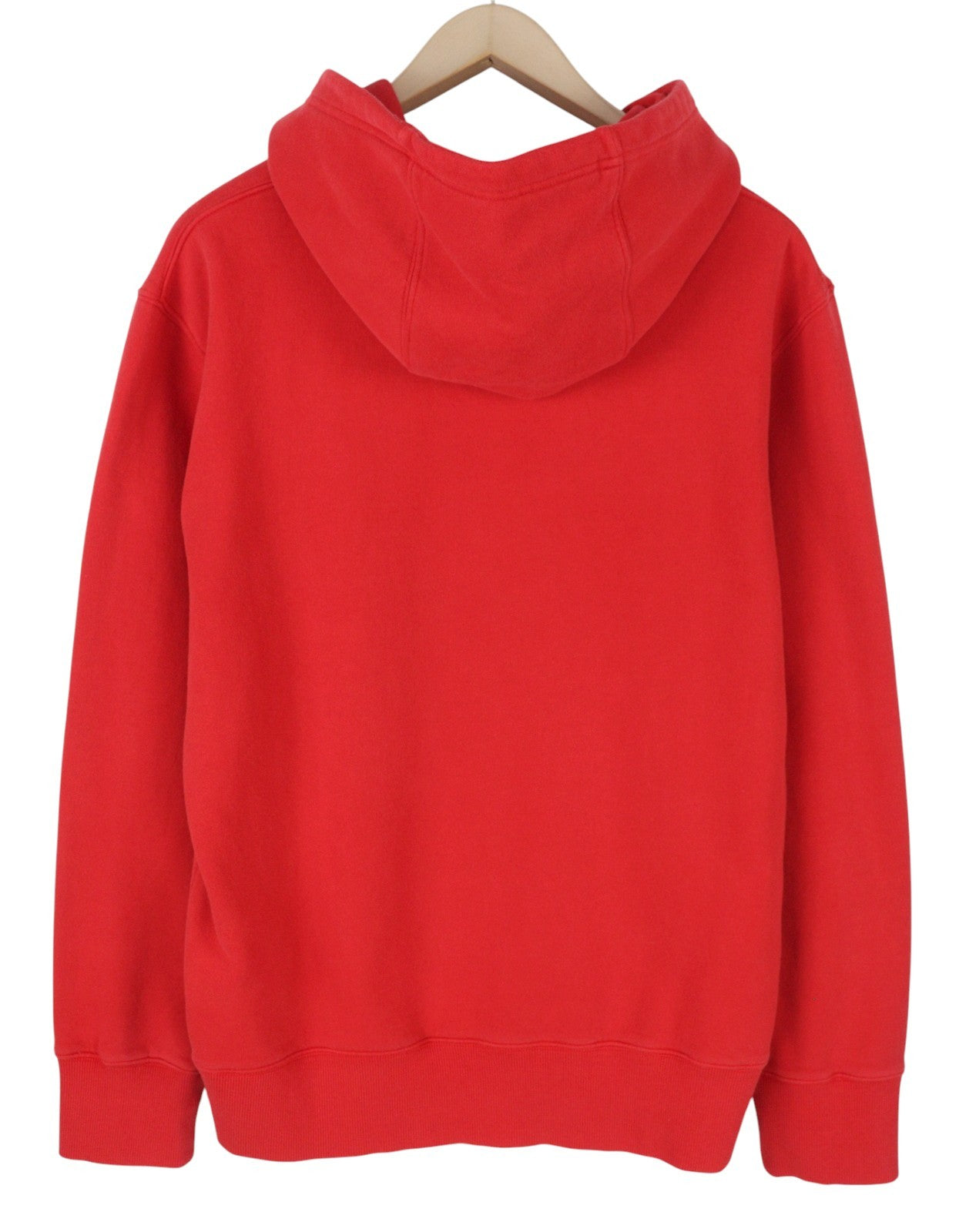 SUPERDRY Vintage Washed Men Hoodie M Red Front Logo Kangaroo Pocket Pull On