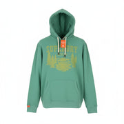 SUPERDRY Lo-Fi Outdoor Mono Relaxed Men Hoodie M Green Kangaroo Pull On
