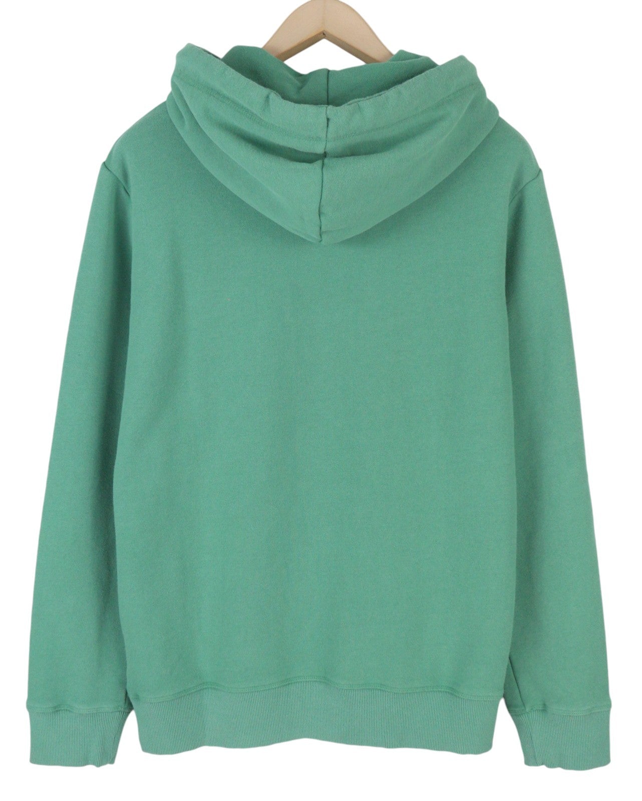 SUPERDRY Lo-Fi Outdoor Mono Relaxed Men Hoodie M Green Kangaroo Pull On