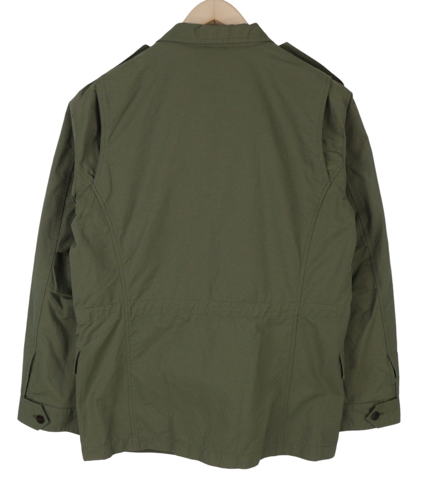 SUPERDRY Essential Technical Field Men Jacket M Green Lightweight Half Lined