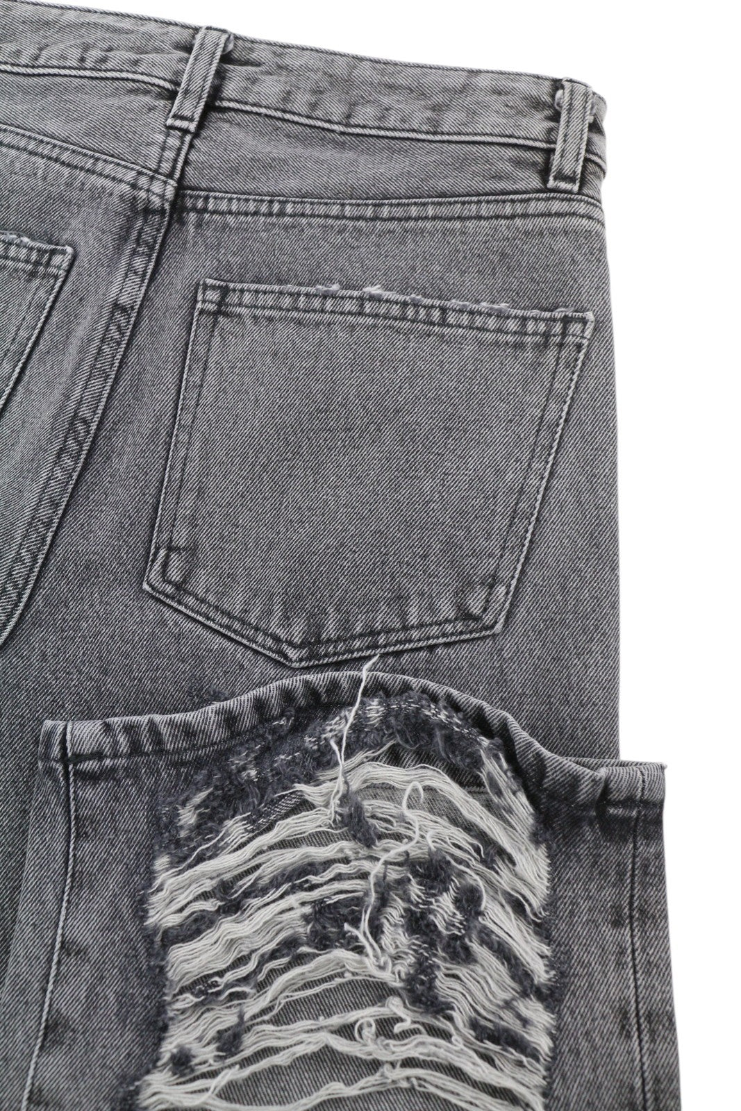 THE GIVING MOVEMENT Fifty Made Women Jeans W26 Grey Distressed Limited Edition