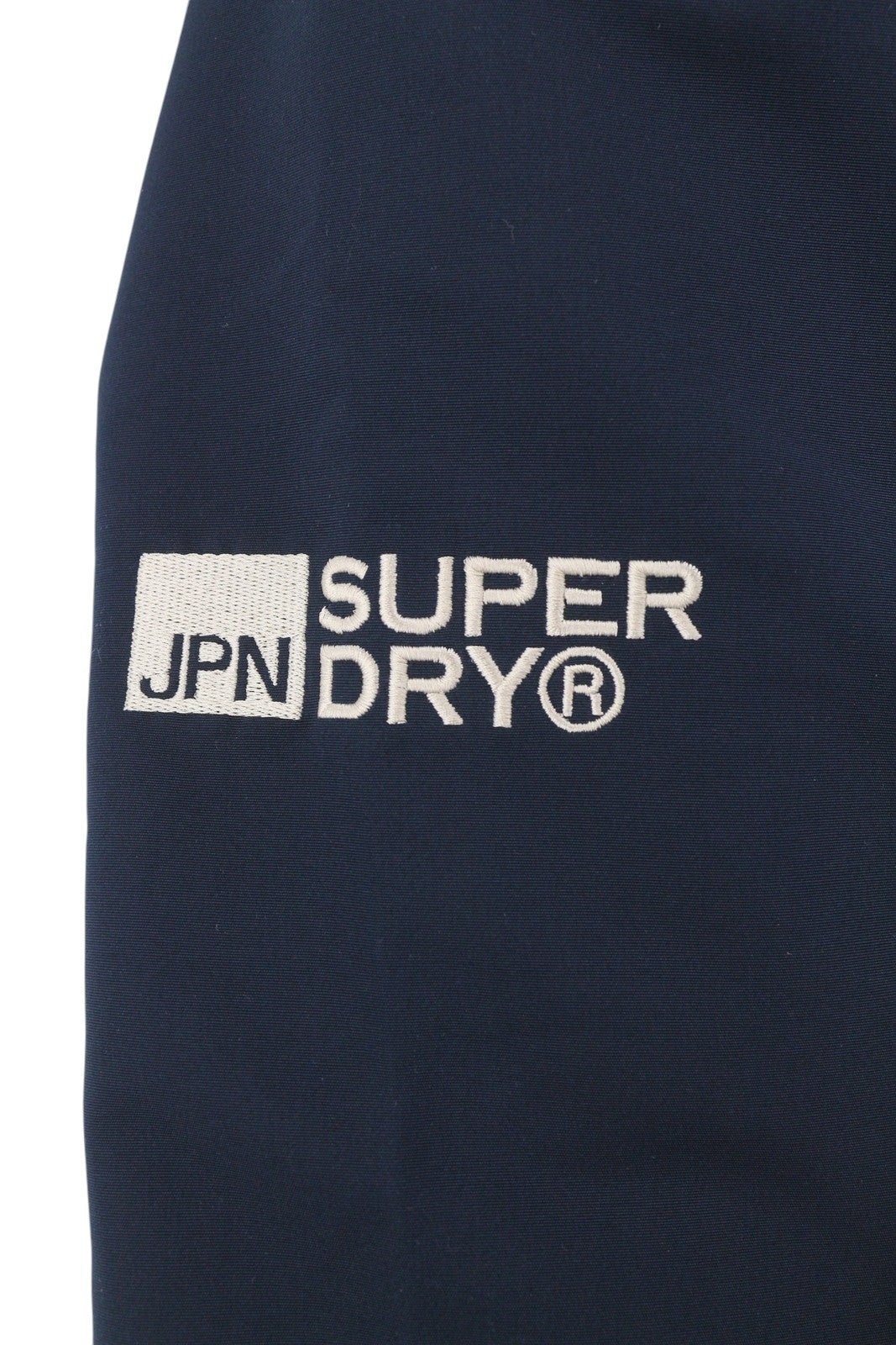 SUPERDRY Hood Timate Emb Men Windbreaker Jacket M Blue Full Zip Lightweight