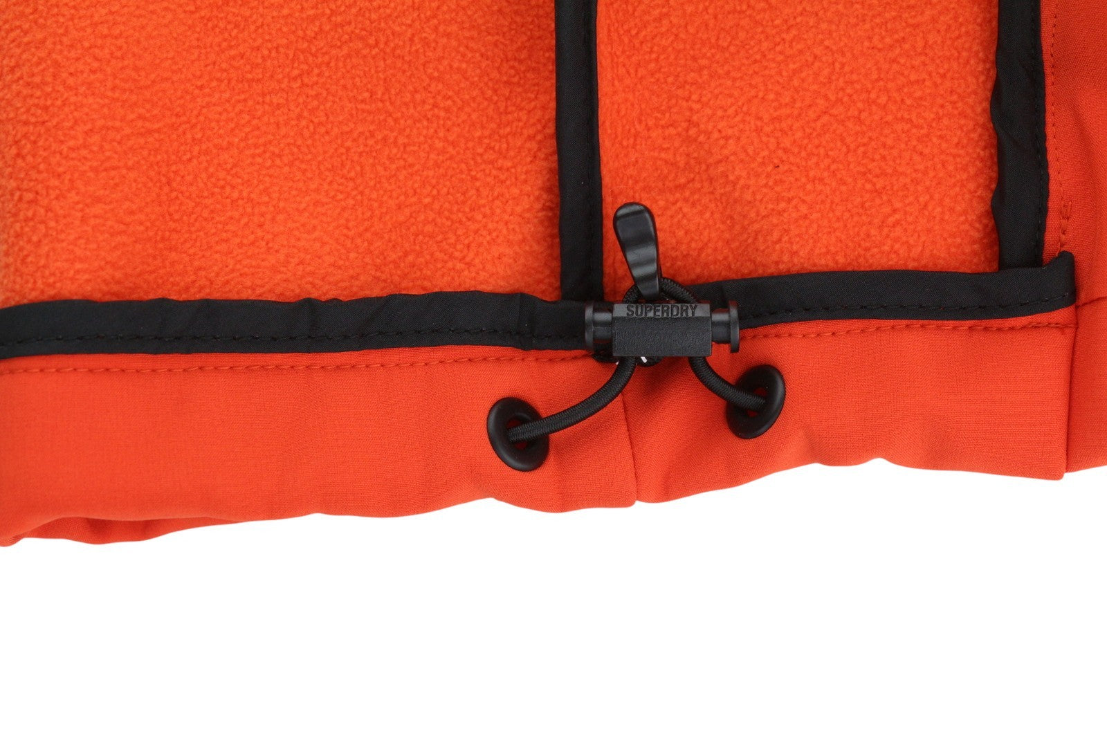 SUPERDRY Hooded Soft Shell Men Jacket 2XL Orange Full Zip Lightweight Evolution