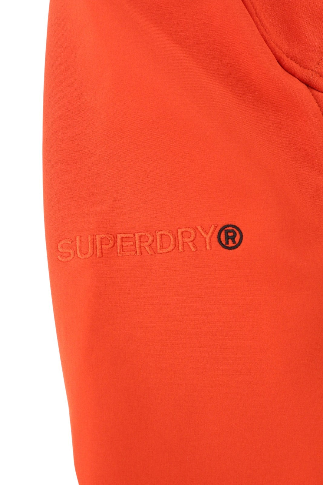 SUPERDRY Hooded Soft Shell Men Jacket 2XL Orange Full Zip Lightweight Evolution