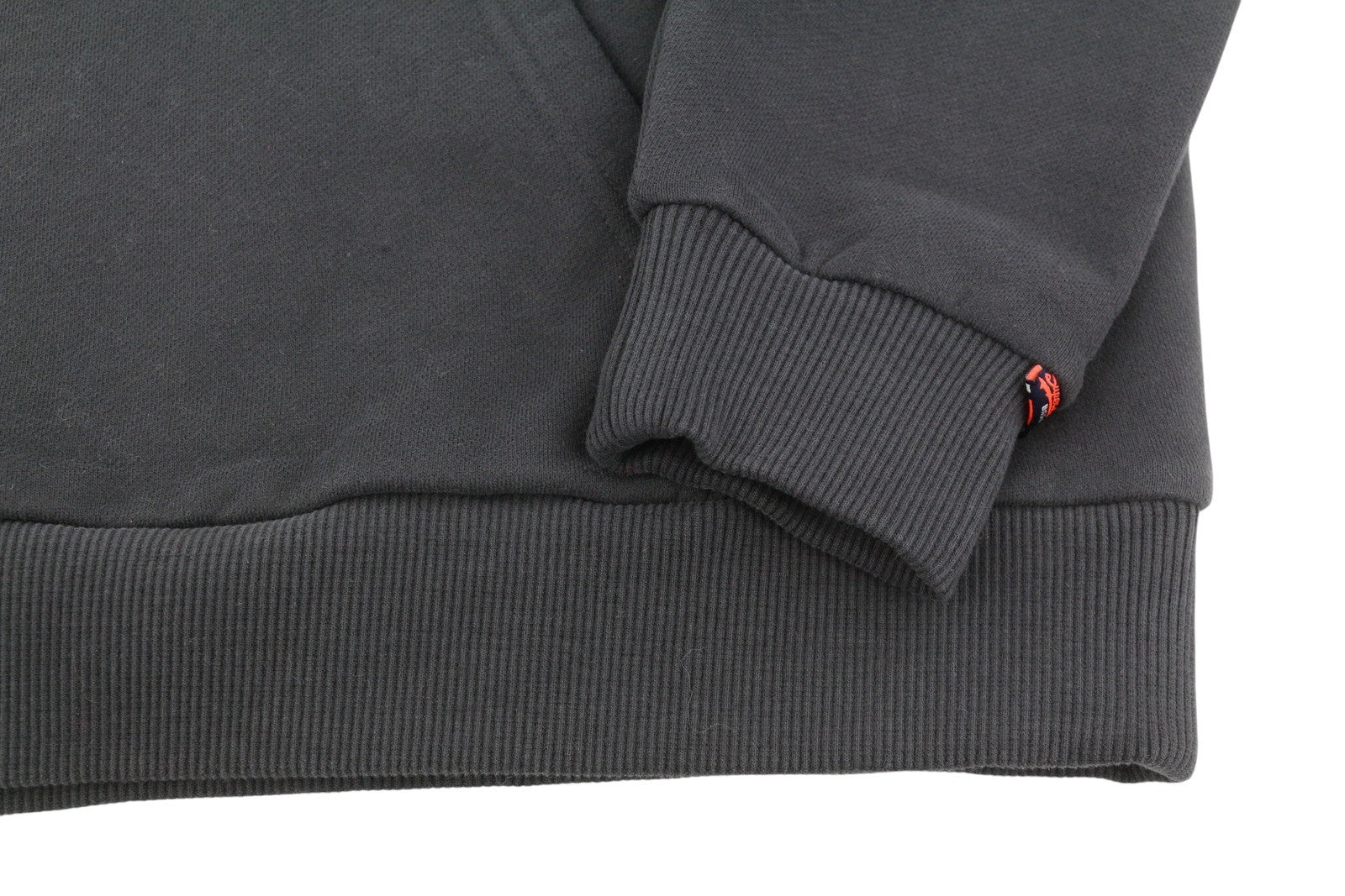 SUPERDRY Retro Hike Relaxed Women Hoodie EU38 Dark Grey Kangaroo Pull On