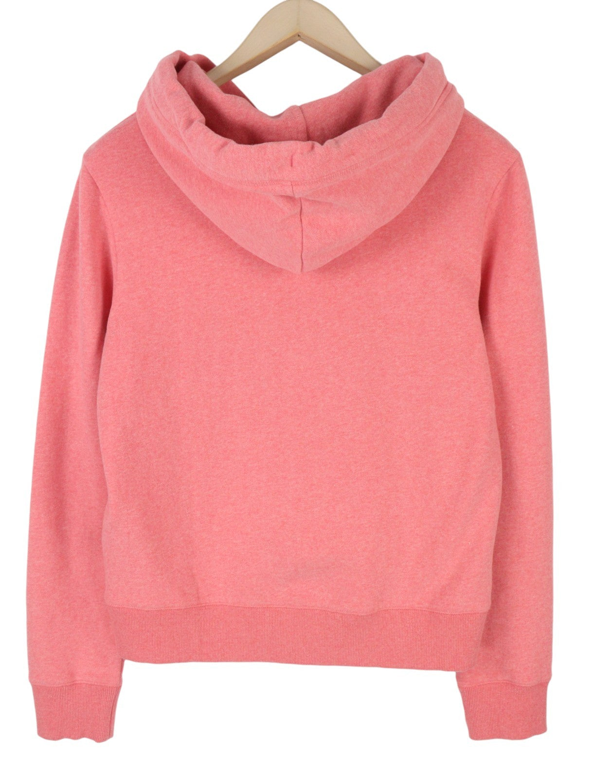 SUPERDRY Embroidered VL Graphic Women Hoodie EU38 Pink Melange Kangaroo