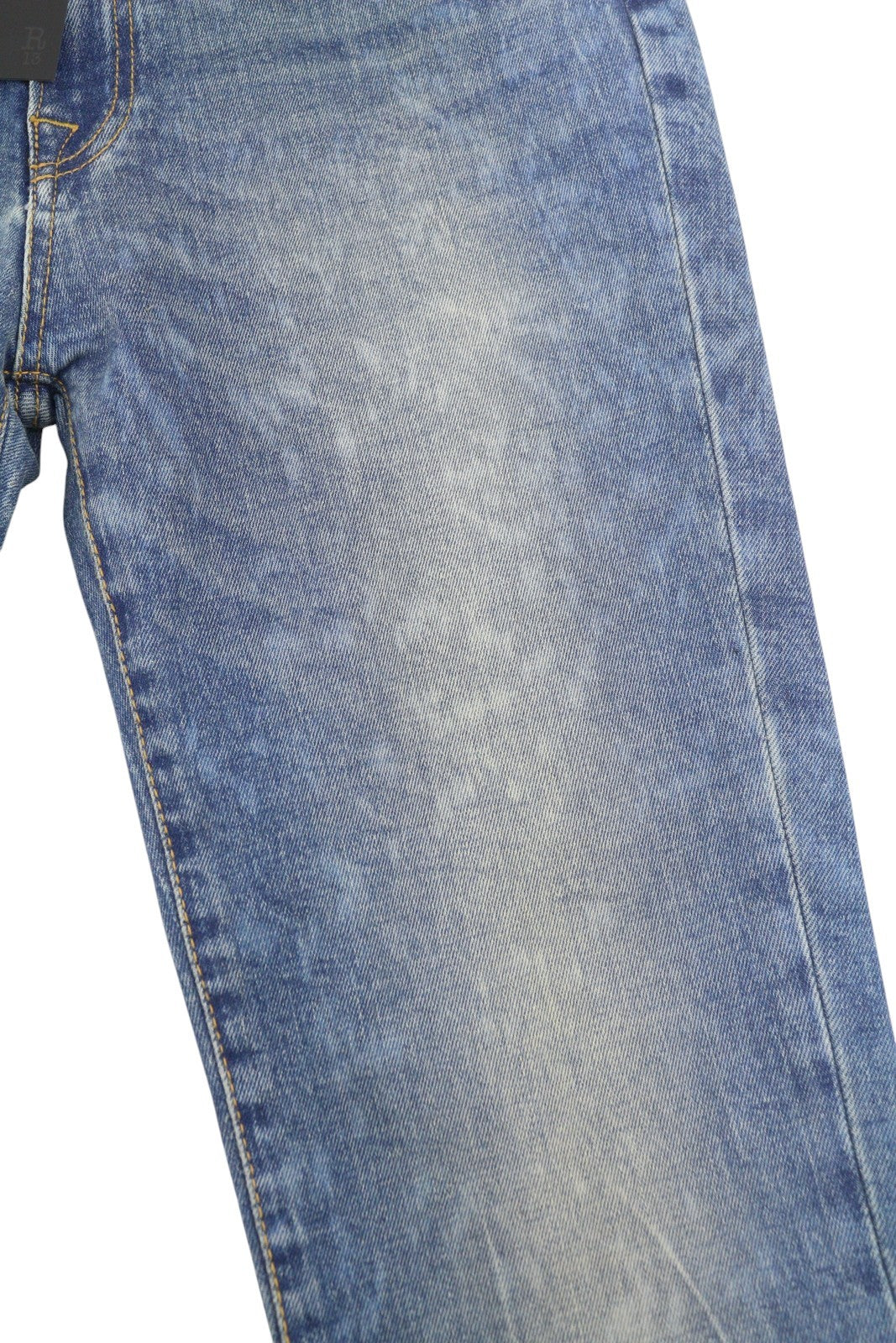 R13 Kick Fit Women Jeans 29 Kelly Stretch Flare Cropped Ankle Blue RRP699