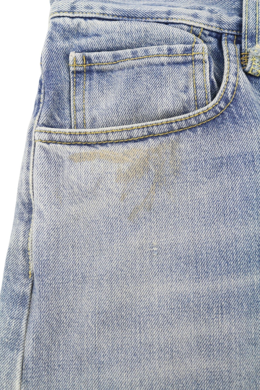 R13 Venti Women Jeans 28 Veiled Blue Whiskers Faded Baggy Low Rise