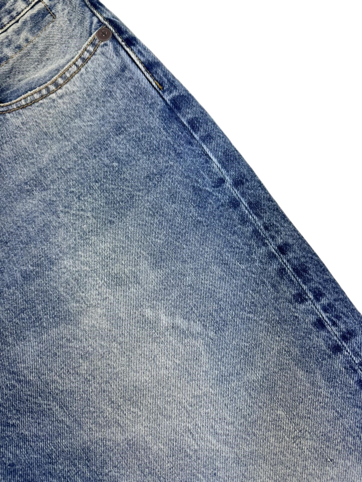 R13 Boyfriend Women Jeans 28 Jasper Faded Ankle Blue Zip Detail FW25 RRP699