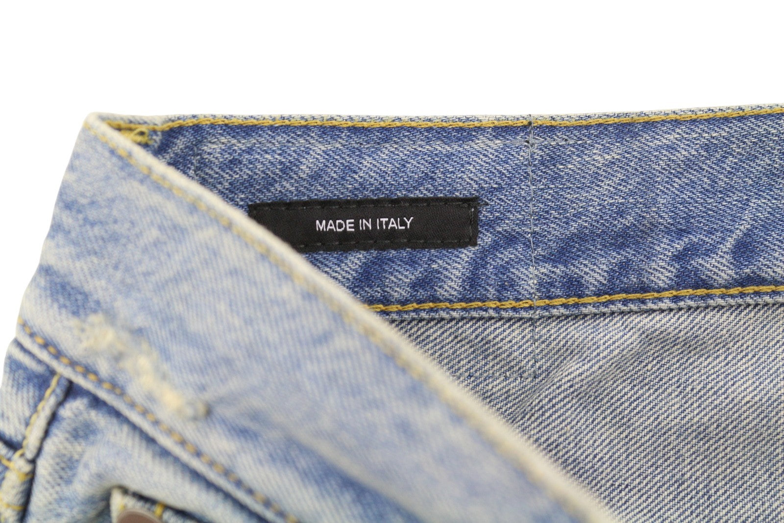 R13 X-BF Women Jeans 25 Merrin Blue Washed Low Rise Classic PF25 RRP799