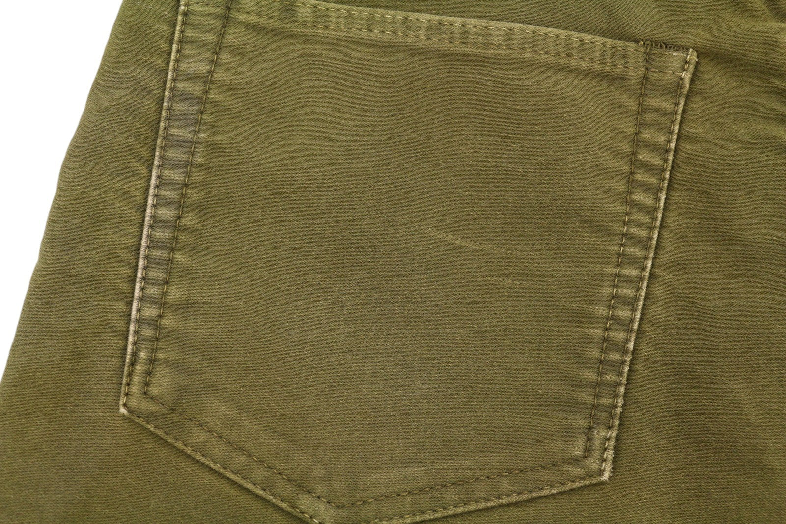 R13 Boyfriend Women Jeans 27 Olive Dyed Moleskin Zip FW25 RRP790