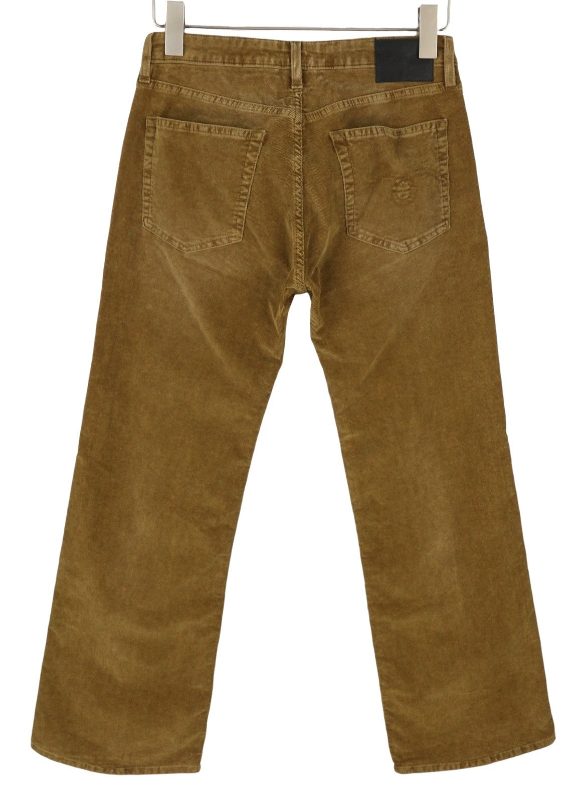 R13 Joan Kick Flare Women Trousers 28 Brown Stretch Cord Zip FW25 RRP730