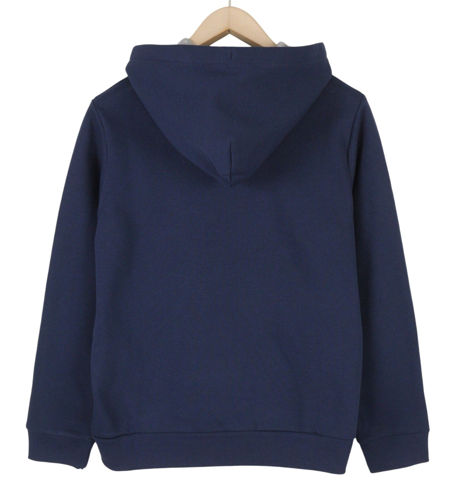 GANT Classic Women Hoodie L Evening Blue Kangaroo Logo Pullover