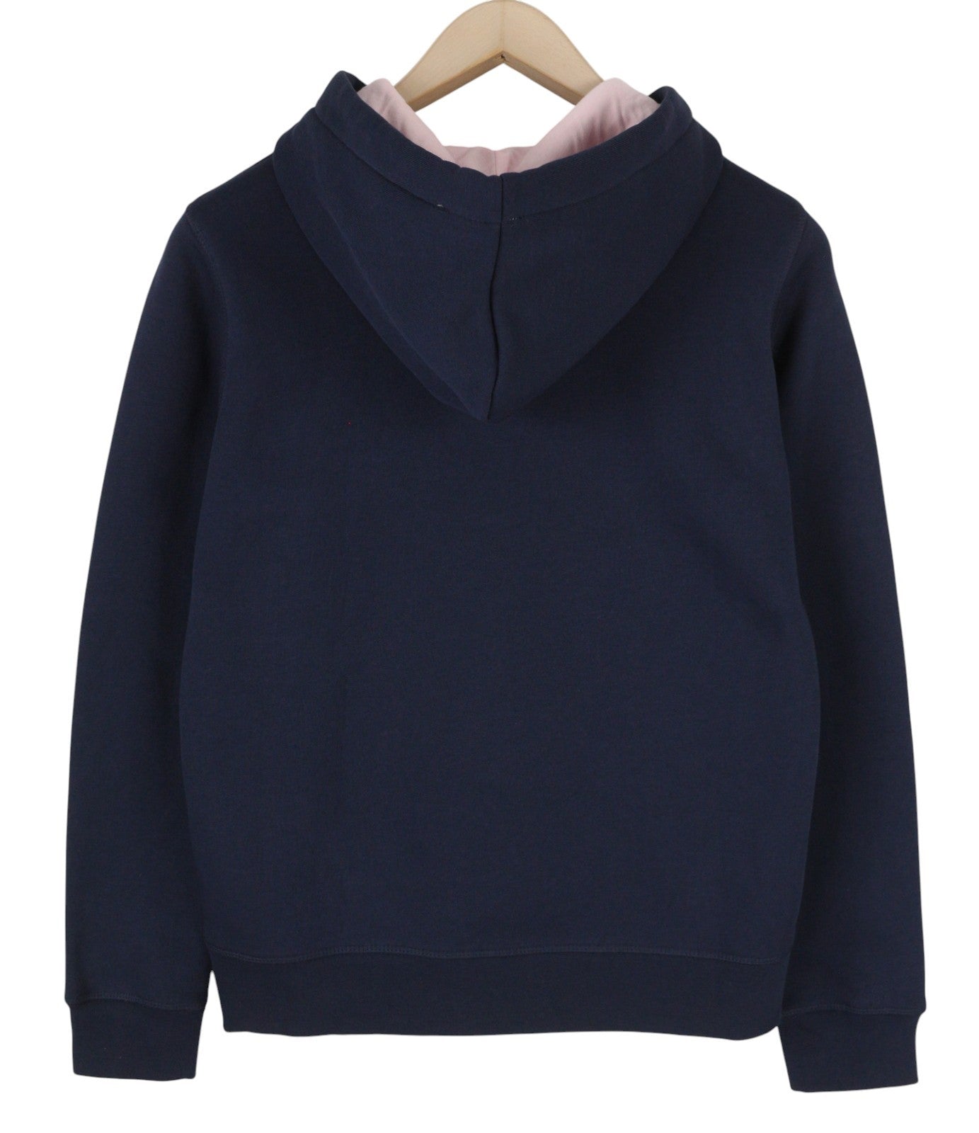 GANT New Haven Women Hoodie M Evening Blue Front Pocket Pullover