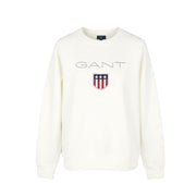 GANT Shield C-Neck Men Sweatshirt M White Logo Pullover