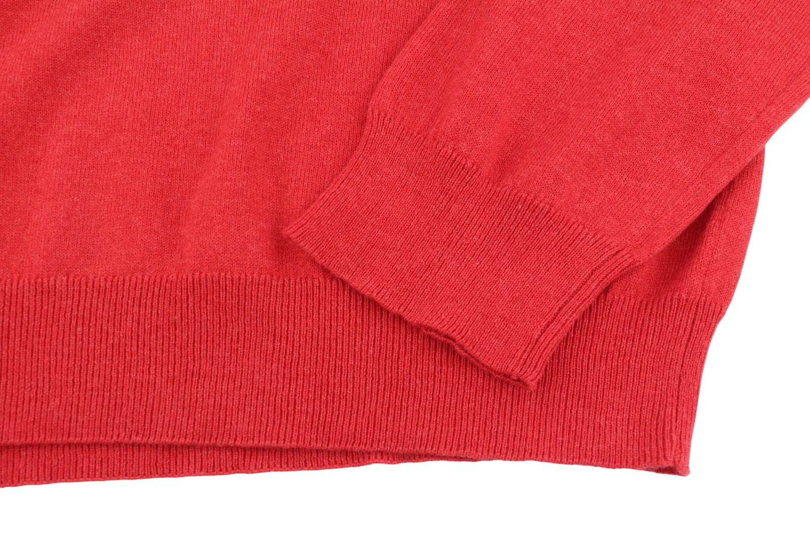 GANT Cotton Wool V-Neck Men Jumper 3XL Red Melange Knit Logo