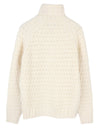 Jumper Chunky Texture Turleneck
