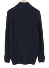 Jumper Neps Buttons Mock Neck