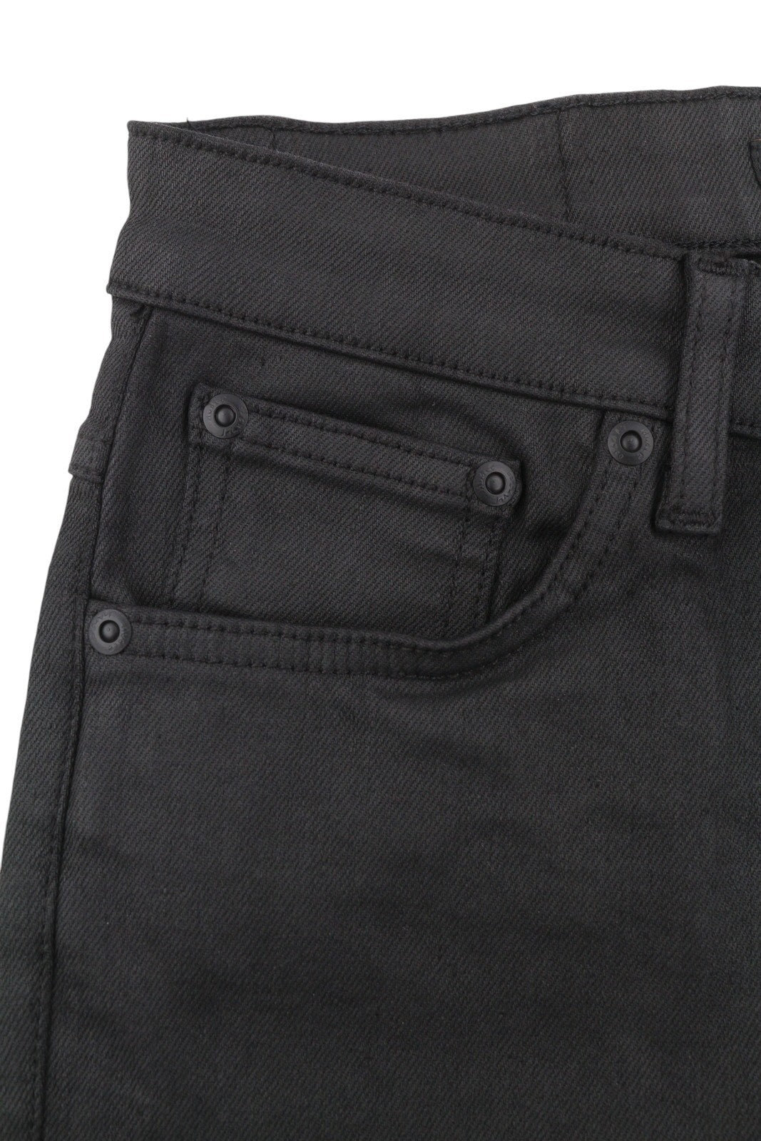 NUDIE JEANS Hightop Tilde Women Men Jeans W27/L32 Black Coated Skinny