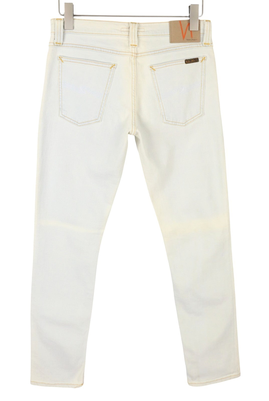 NUDIE JEANS Tube Kelly Org Bleach White Men Jeans W29/L32 Skinny