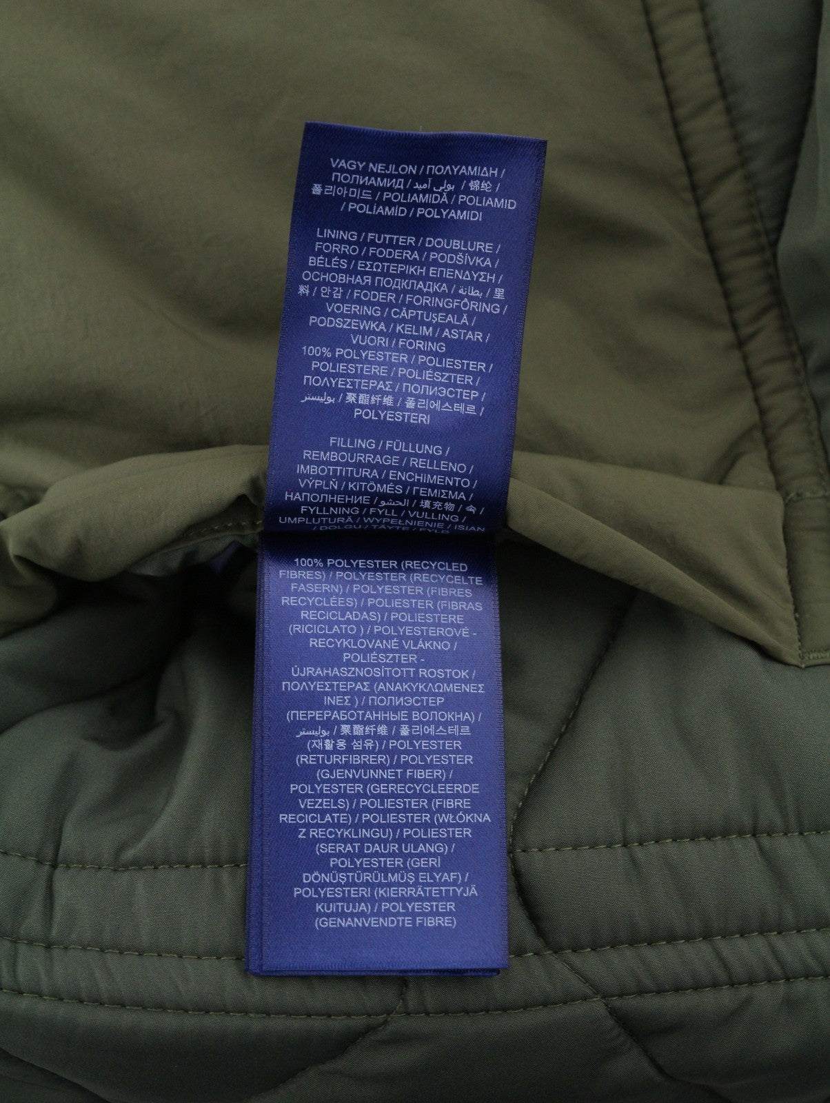 GANT Quilted Long Men Jacket XL Racing Green Hooded Full Zip RRP439