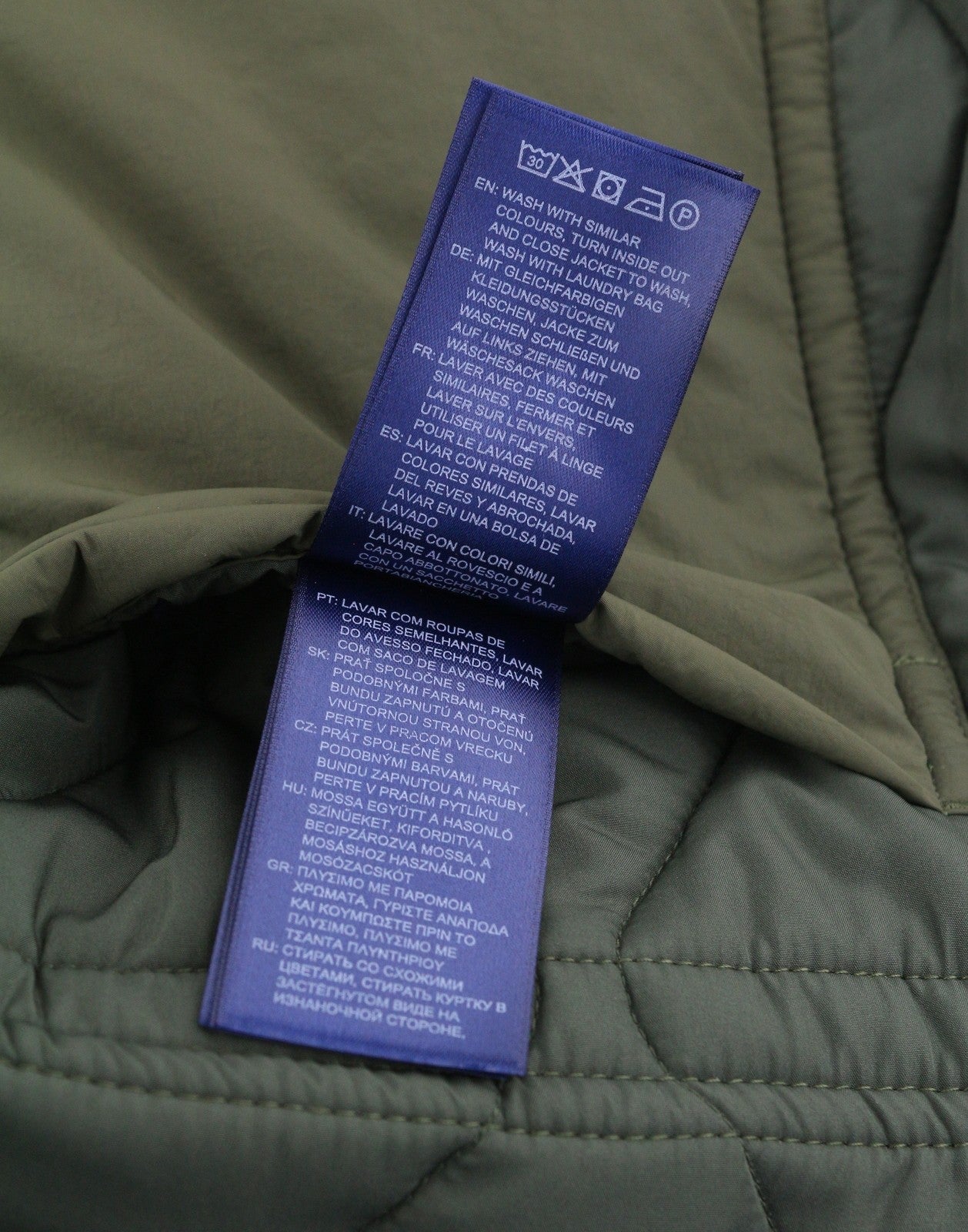 GANT Quilted Long Men Jacket XL Racing Green Hooded Full Zip RRP439