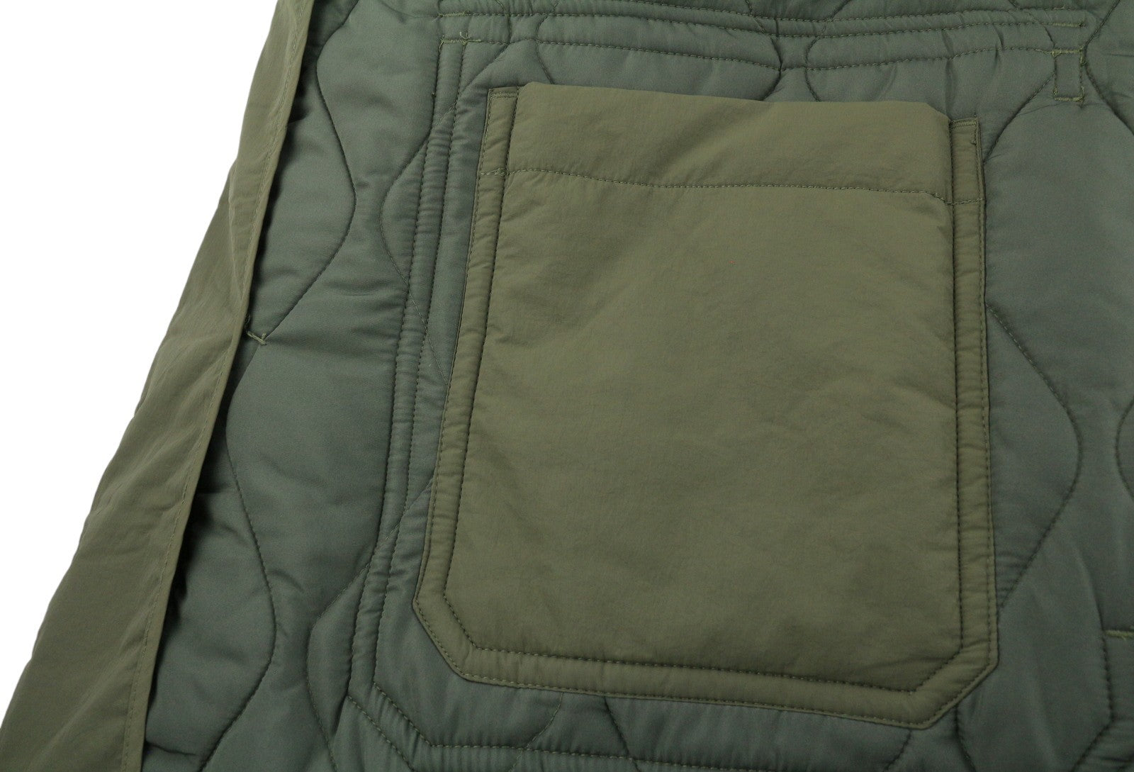 GANT Quilted Long Men Jacket XL Racing Green Hooded Full Zip RRP439