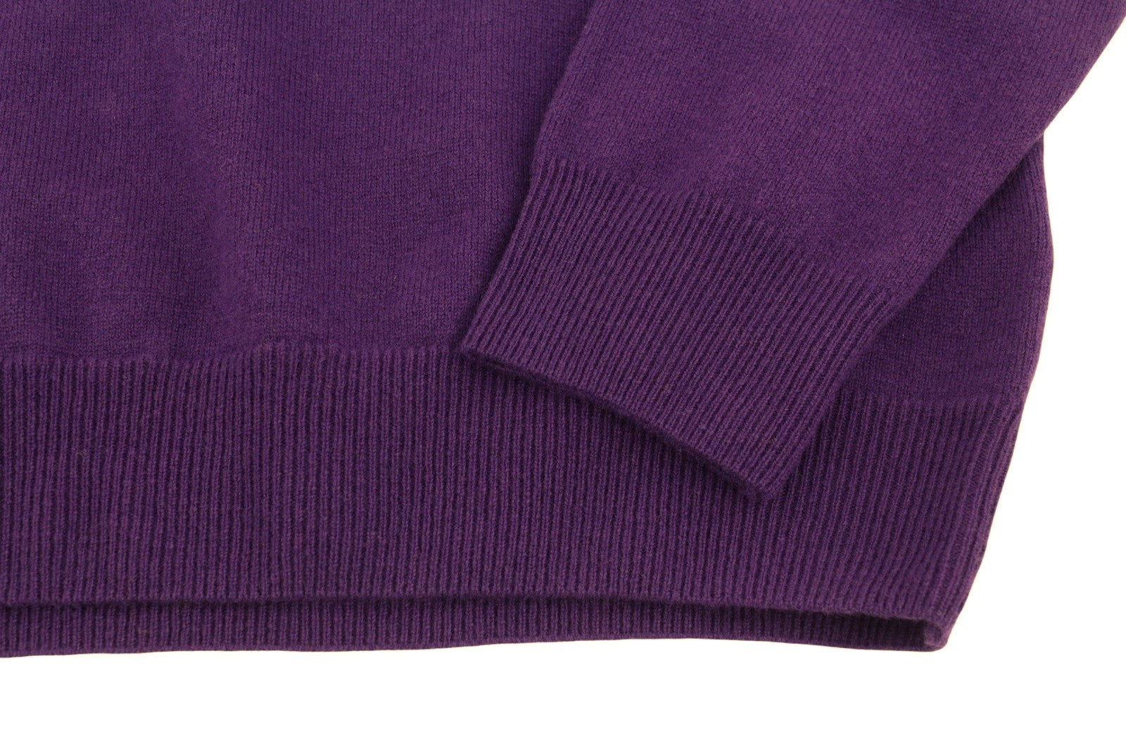 GANT Superfine Lambswool Crew Men Jumper M Purple Knit