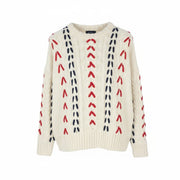 GANT Chunky Cable C-Neck Men Jumper XL Cream Wool Knit
