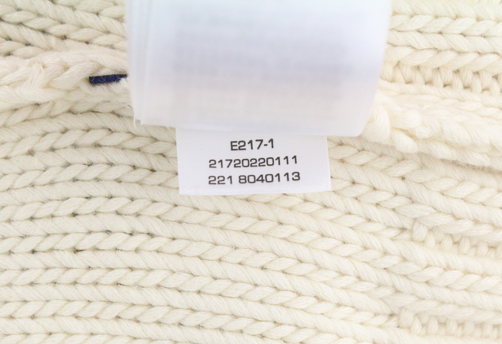 GANT Chunky Cable C-Neck Men Jumper XL Cream Wool Knit