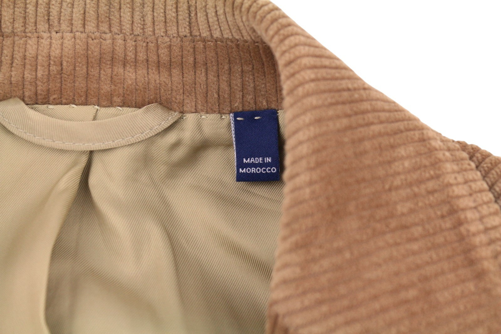 GANT Cord Men Blazer EU52 Walnut Slim Notch Lined
